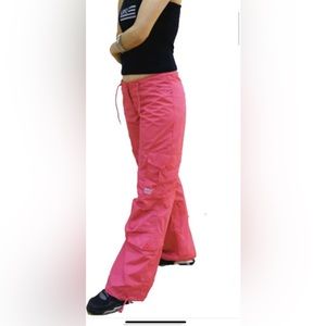 Womens khaki UFO parachute pants. Size large